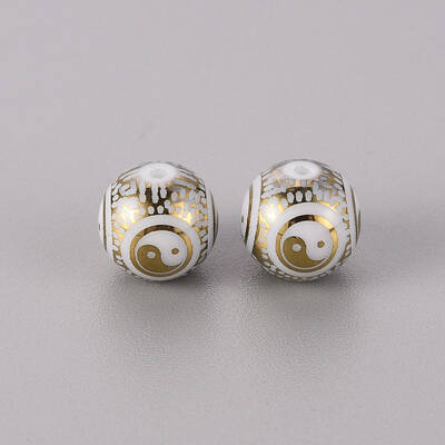 Electroplate Glass Beads