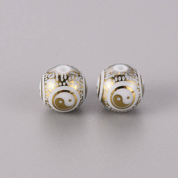 Electroplate Glass Beads