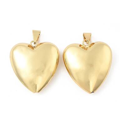 Heart Brass Pendants