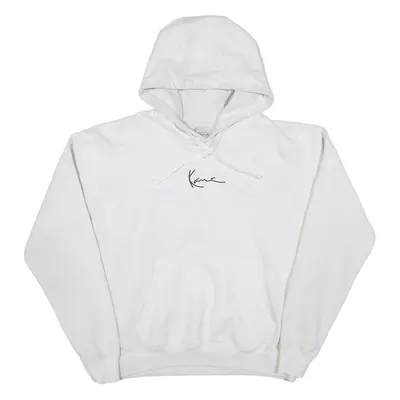 KARL KANI Mens White Hoodie S