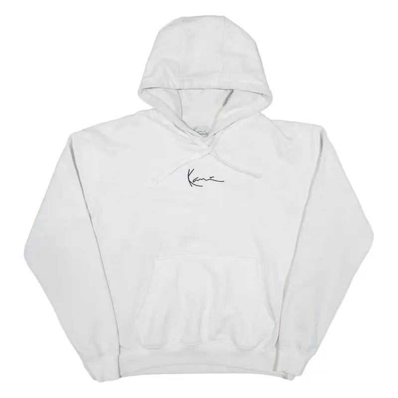 KARL KANI Mens White Hoodie S