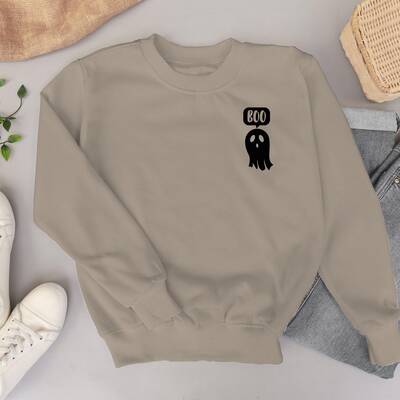 Halloween Hoodie Sweatshirt, Boo Sweatshirt, Ghost Boo Hoodie, Halloween Ghost Hoodie, Cute Ghost Sweatshirt