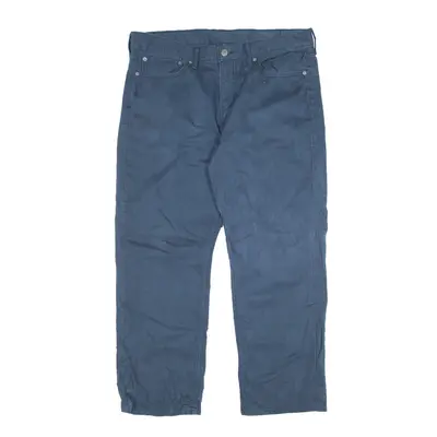 LEVI'S 514 Trousers Blue Slim Straight Mens W36 L26