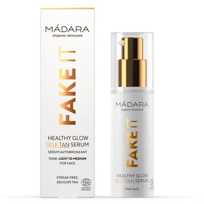 Mádara Fake It Self-Tanning Serum Light to Medium Tone 30ml