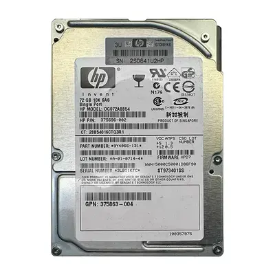 9Y4066-131 Seagate 72GB 3Gb/s SAS 10000 2.5-inch 8MB Hard Drive