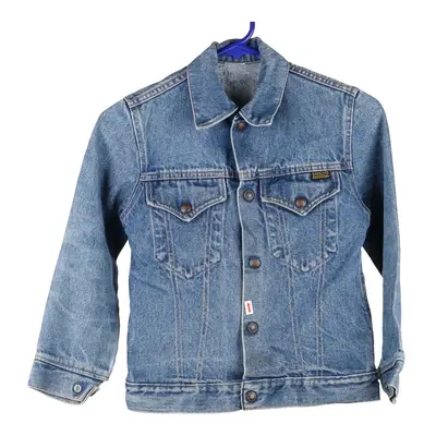Age 6-8 Renegade Denim Jacket - Small Blue Cotton