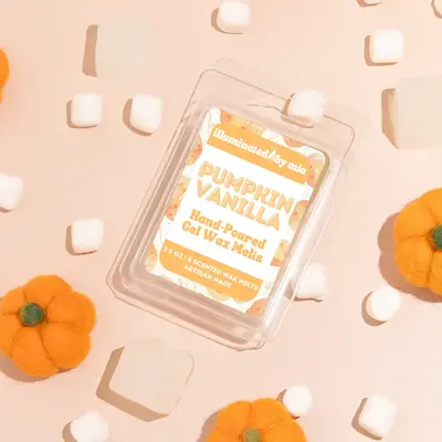 illuminatedbymia Gel Wax Melts - Handmade with Premium Ingredients, Reusable & Mess Free, 96 Hour Burn Time, Paraben & Phtha...