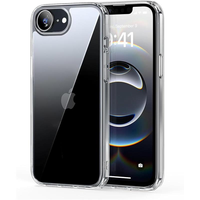 for iPhone 16e Case Clear, Transparent Phone Case for iPhone 16 e Case, Shockproof Military-Grade Protection, Classic Hybrid ...