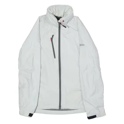 MUSTO Womens Jacket Grey Hooded UK 8
