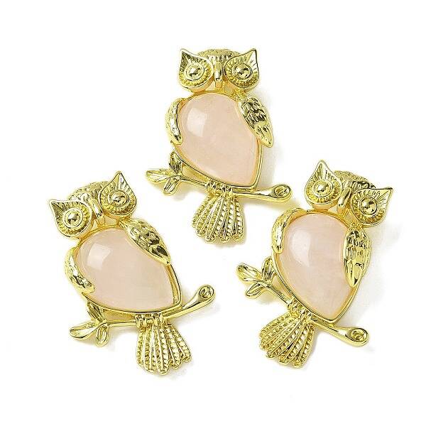 Natural Rose Quartz Pendants