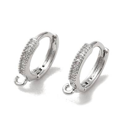Brass Hoop Earring Findings
