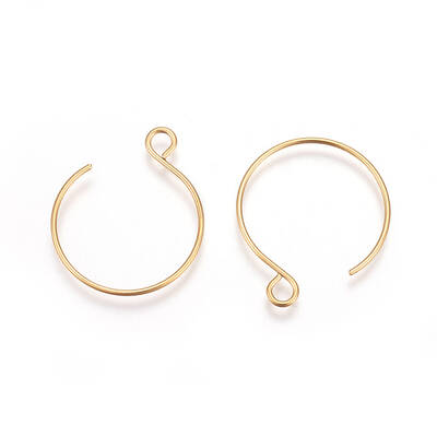 Ion Plating(IP) 304 Stainless Steel Earring Hooks