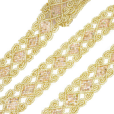 Rhombus Pattern Polyester Ribbon