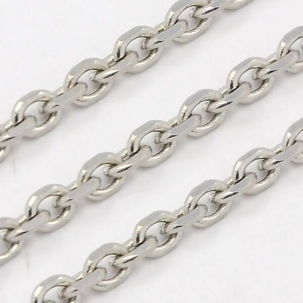 Tarnish Resistant 3.28 Feet 304 Stainless Steel Cable Chains