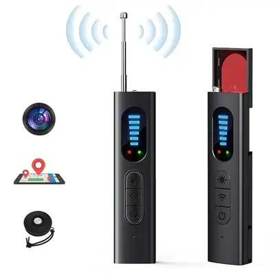 Hidden Camera Detector, Hidden Wireless Camera & GPS Tracker Detector with 5 Sensitivity Levels & Professional Mode, Suitabl...