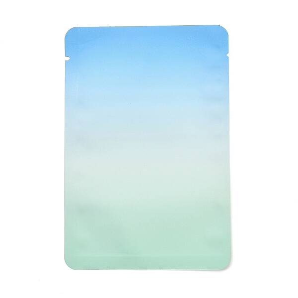 Two Tone Rectangle Plastic Zip Lock Gift Bags