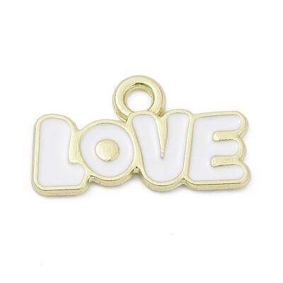Valentine's Day Alloy Enamel Pandants