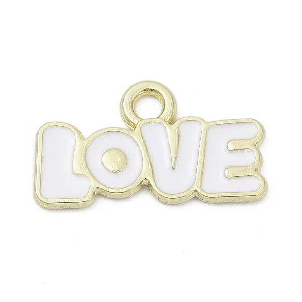 Valentine's Day Alloy Enamel Pandants