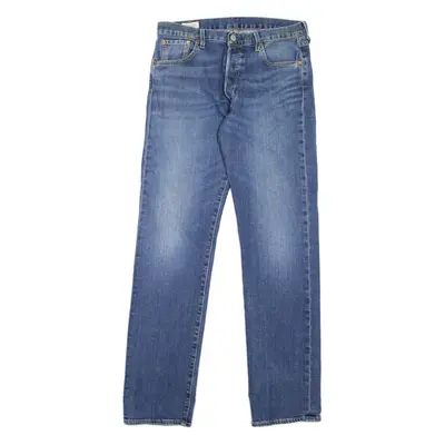 LEVI'S 501 BIG E Jeans Mens Blue Regular Straight Stone Wash W30 L32