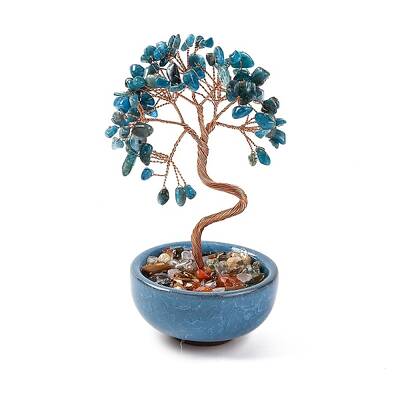 Natural Apatite Chips Tree Decorations