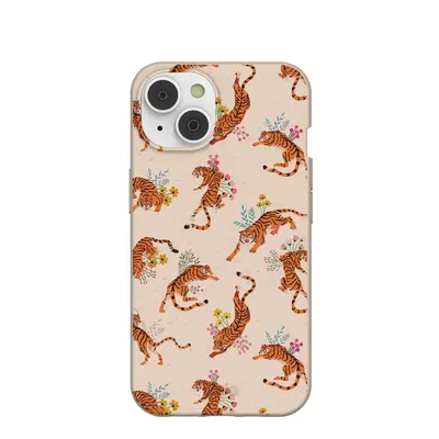 Seashell Whimsical Tigers iPhone 14/16e Case