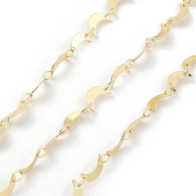 Brass Moon Link Chains