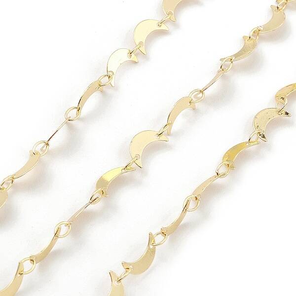 Brass Moon Link Chains