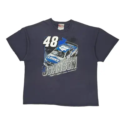 Chase Authentics Nascar T-Shirt - 3XL Blue Cotton