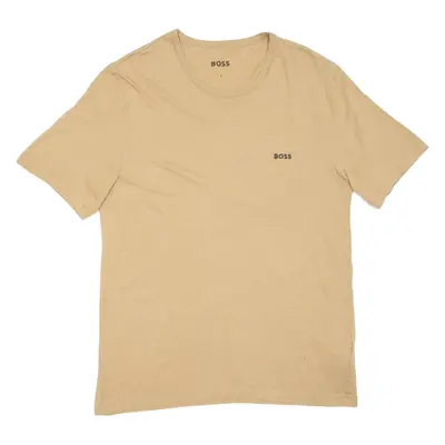 BOSS Mens T-Shirt Brown L
