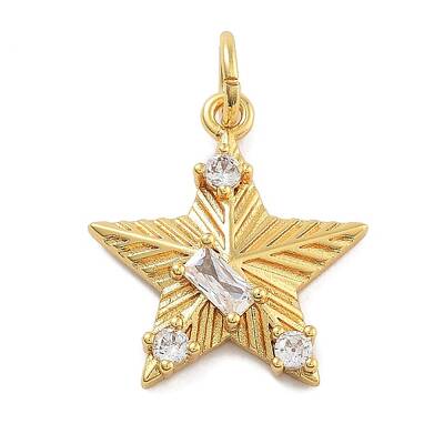 Rack Plating Brass Micro Pave Cubic Zirconia Pendants