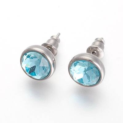304 Stainless Steel Stud Earrings