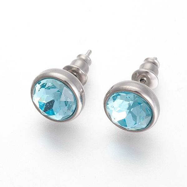 304 Stainless Steel Stud Earrings