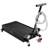 VEVOR Low Profile Oil Drain Pan, 20 Gallon Oil Drain Pan with Pump, Oil Change Pan with 180W Electric Pump, 8.2ft Hose & Fold...