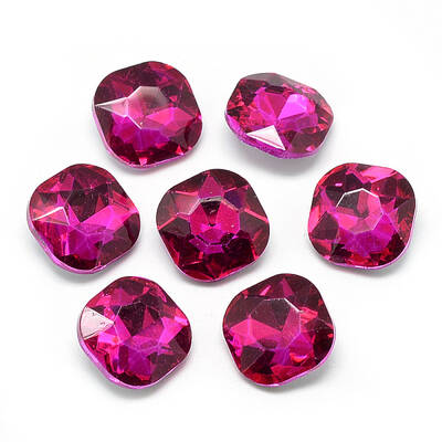 Pointed Back Glass Rhinestone Cabochons