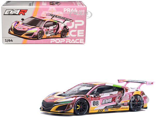 Honda NSX GT3 EVO22 08 Pink with Graphics \