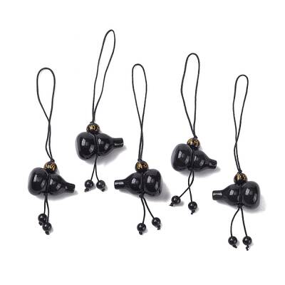 Natural Obsidian Pendant Decoration