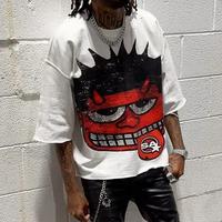 Oversized Body Grahpic Tshirt, Vintage Unisex Retro Grunge Grahpic Tee