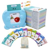 Talking Flash Card, 1 Set 510 Words English Alphabet Talking Flash Cards, Educational Learning Interactive Toy for Christmas...