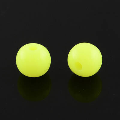 Fluorescence Chunky Acrylic Beads