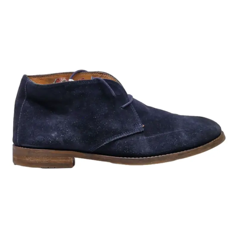 MASSIMO DUTTI Desert Boots Blue Suede Mens UK 10