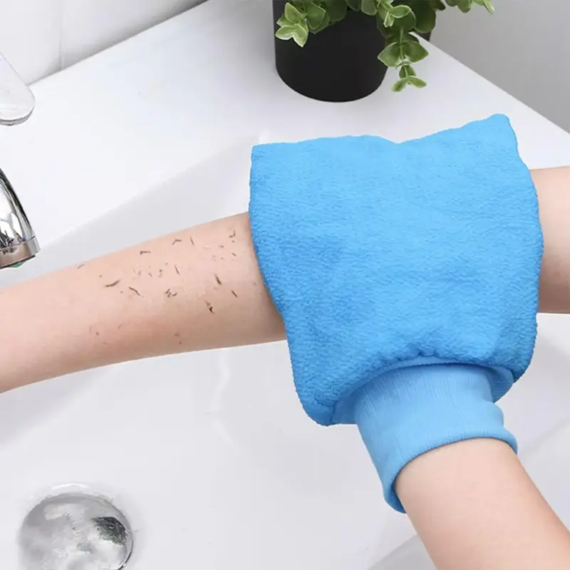 Bath Exfoliating Gloves, 1 Count Double Sided Shower Glove, Household Shower Scrubber, Body Scrub Glove Shower Products, Comf...