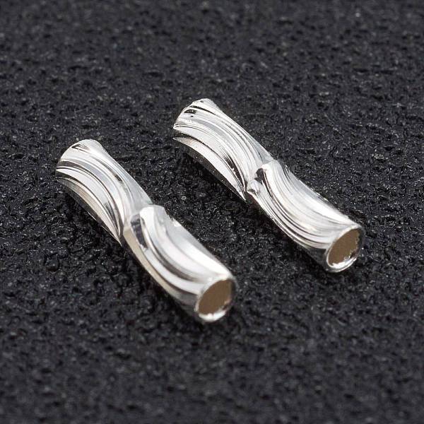 Corrugated Brass Tube Beads
