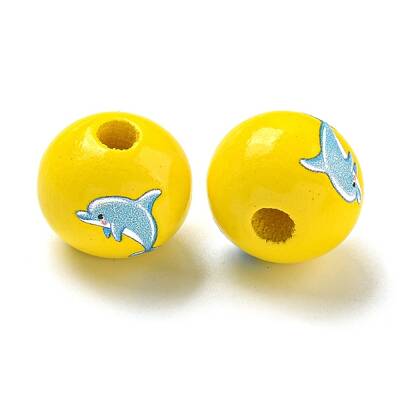 Natural Wood European Beads
