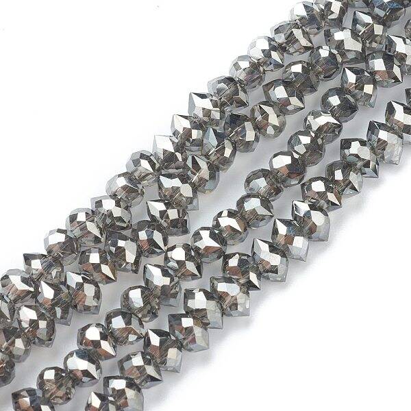 Electroplate Glass Beads Strands