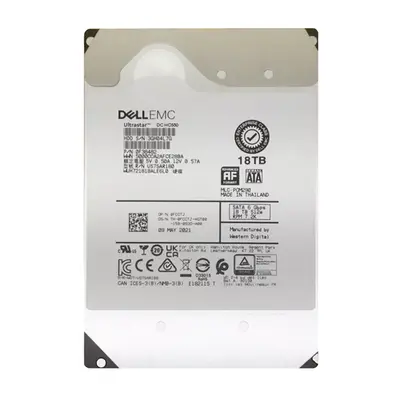 FCCTJ Dell 18TB 7200RPM 6Gb/s SATA Hot Plug 3.5-inch Hard Drive
