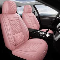 TANDNGTEK Car Seat Covers Full Coverage,2 Pcs and 4 Pcs Universal Waterproof Leather Seat Covers for Cars,Front Seat Cushions...