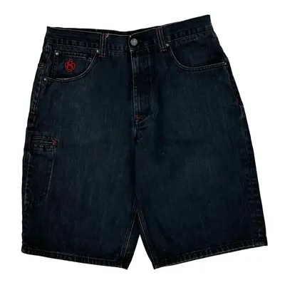 Eight 732 Denim Shorts - 36W 13L Dark Wash Cotton