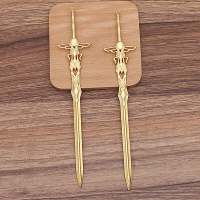 Alloy Sword Hair Sticks