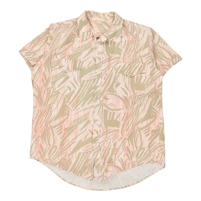 Unbranded Floral Hawaiian Shirt - XL Pink Cotton