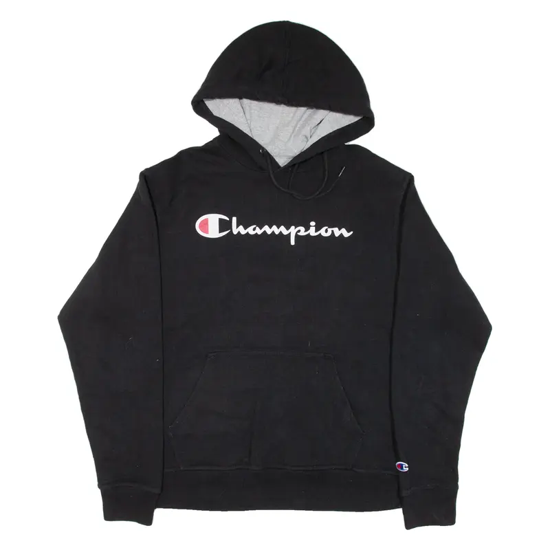 CHAMPION 21 Mens Black Hoodie M